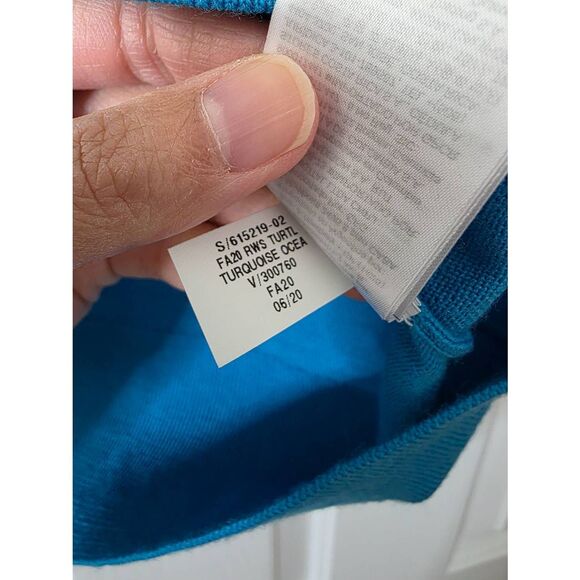 Banana republic Merino Wool Sweater S, Torquise Ocean NWT - Picture 6 of 7